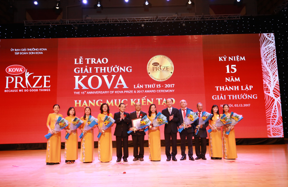 02.12.2017 - Lễ trao Giải và Lễ Kỷ niệm 15 năm thành lập Giải thưởng KOVA (2002 - 2017)